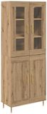 vidaXL Highboard Artisan Eiken 69,5 x 34 x 180 cm