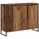 vidaXL Bijzetkast Oud Hout 96,5 x 30 x 75 cm Bewerkt Hout