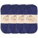 JubileeYarn Baby Zacht Bamboe Katoenen Garen - 50g/Skein - Koud Nachtblauw - 4 Strengen