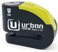 Stadsveiligheid Urban Security Ur10+warning Sra Alarmschijfslot Geel Black / Yellow