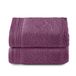 Top Towel Premium grote badhanddoeken, 2 handdoeken, 50 x 100 cm, 100% katoen, 600 gram, aubergine