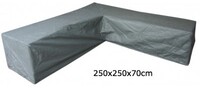 EuroTrail Hoes voor L-vormige loungeset 250*250*70cm - Grijs