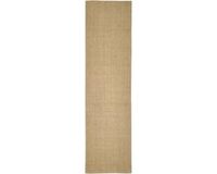 vidaXL - Vloerkleed - 66x250 cm - Natuurlijk - Sisal