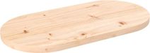 vidaXL Tafelblad ovaal - 60x30x2,5 cm - Massief grenenhout