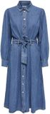 ONLY Denim jurk ONLCARO Lange jurk