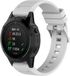 Strap-it Garmin Fenix 5x / 6x glossy silicone band - wit