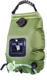 Merkloos / Sans marque Wan GmbH Draagbare Douche - Zonnebadzak - Buiten Kamperen - Zonne Verwarming Systeem - 20 Liter - Groen