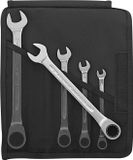 Stahlwille 96401705 17F/5 Steek-ringratelsleutelset Sleutelbreedte (metrisch) 8 - 19 mm