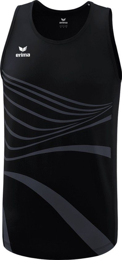 Erima Racing Hardloopsinglet Kinderen - Zwart - Maat 140
