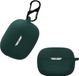 kwmobile Hoes geschikt voor JBL Wave Beam / Beam 2 / Wave 200TWS - Siliconen cover voor oordopjes in donkergroen