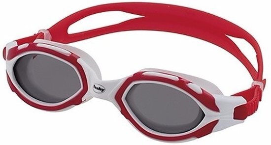 Fashy Professionele zwembril UV bescherming voor volwassenen rood