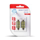 M-Tech LB9327W 2 x LED C5W 41 mm 24 V 8 x SMD5050 Canabus