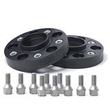 H&R DRA-Systeem Spoorverbrederset 60mm per as - Steekmaat 5x130 - Naaf 71,6mm - Boutmaat M14x1,5 - passend voor Porsche/Volkswagen - Zwart