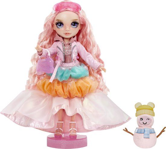 Rainbow High Winter Wonderland pop - Bella (roze) - 4+ jaar