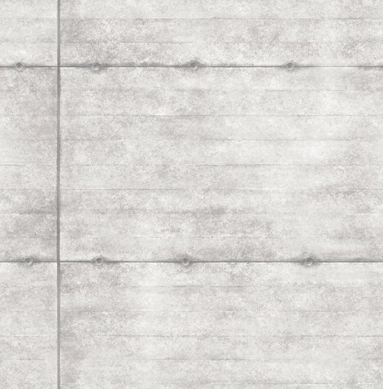 Dutch Wallcoverings Reclaimed Smooth Concrete grijs behang vliesbehang grijs
