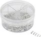 TRU COMPONENTS 739773 Assortiment adereindhulzen 0.5 mm², 0.75 mm², 1 mm², 1.5 mm², 2.5 mm² Ongeïsoleerd Metaal 500 stuk(s)