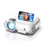 5 G+2,4 G wifi-beamer, Bluetooth 5.0, 1080P draagbare projector, ondersteuning 7500 lumen, thuisbioscoopprojector, 100.000 uur, mini-projector met geïntegreerde DSP-luidspreker