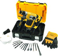 DeWalt D25417KT SDS-plus Combihamer incl. snelspanboorkop & accessoires in koffer - 1000W - 4,2J