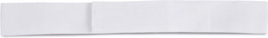 K-up Afneembaar lint voor Panama & Boater hoeden KP066B - White - 66 cm