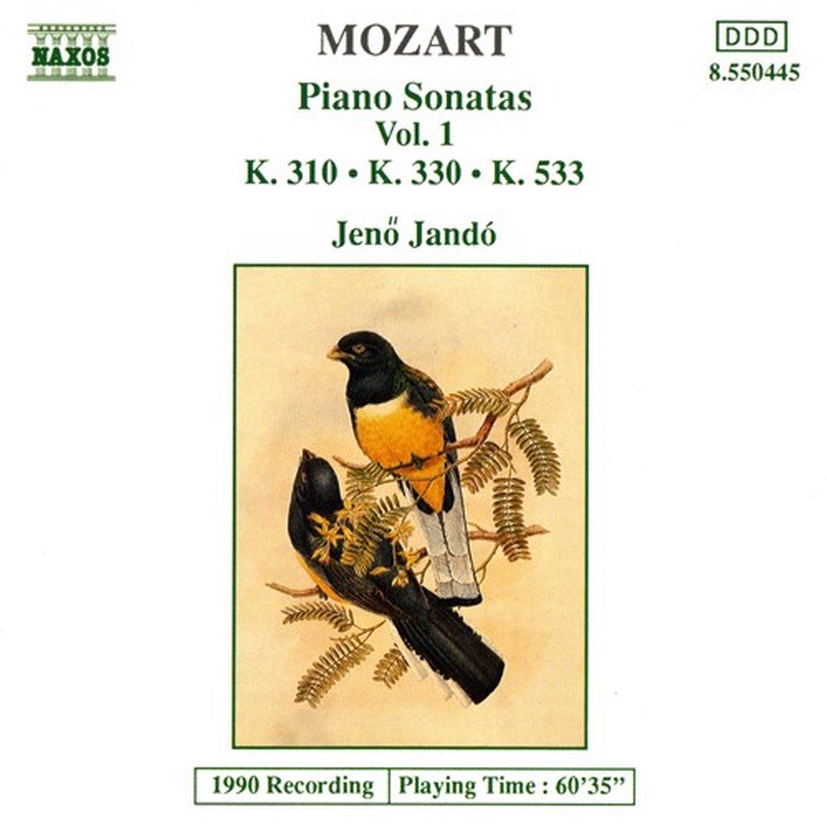 OUTHERE Jeno Jando - Piano Sonatas Vol.1 (CD)