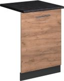 Vicco Fame-Line Panneau de façade de lave-vaisselle – 60 cm, WB Chêne anthracite doré puissant