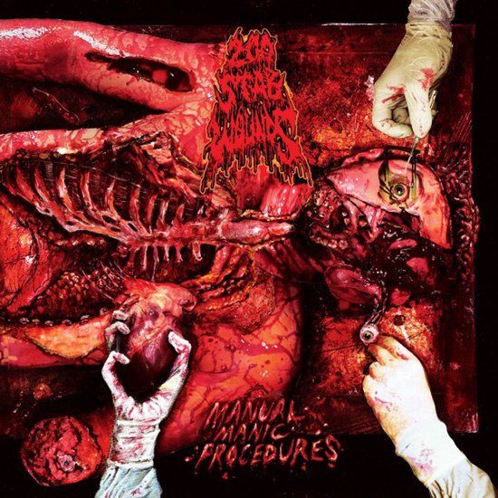 200 Stab Wounds - Manual Manic Procedures (blue, orange & green splatter vinyl)