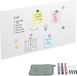 Relaxdays Magnetisch bord - wit - 50x100 cm - met aluminium frame