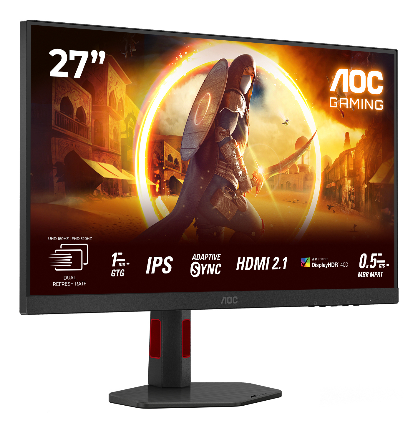 AOC G4 U27G4R 27" 4K UHD 320Hz Gaming Monitor - Fast IPS, HDR400