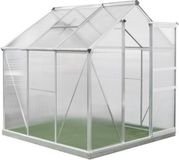 Westmann Tuinkas Flora 66 - Aluminium - Zilverkleurig - 192x192x201 cm