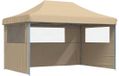 vidaXL Partytent, 292 x 440 x 315 cm, Beige, Oxford Stof