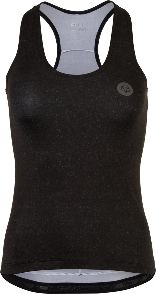 AGU Melange Singlet Essential Dames Fietsshirt - Maat S - Zwart