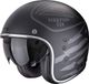 Scorpion Belfast Evo Dawg Jethelm - Zwart/grijs - XS