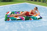 Bestway® Blissful Drifter™ XL Opblaasbare Luchtmatras met Stoffen Hoes 1,83 m x 1,24 m x 33 cm