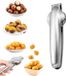 Ibenzoa® Clip marron - Décortiqueur à noix en acier inoxydable - 2-en-1