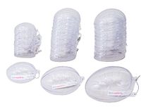 INNSPIRO Maxi Pack eieren, kunststof, transparant, om op te hangen, 2 delen, 3 maten 72 u, 0