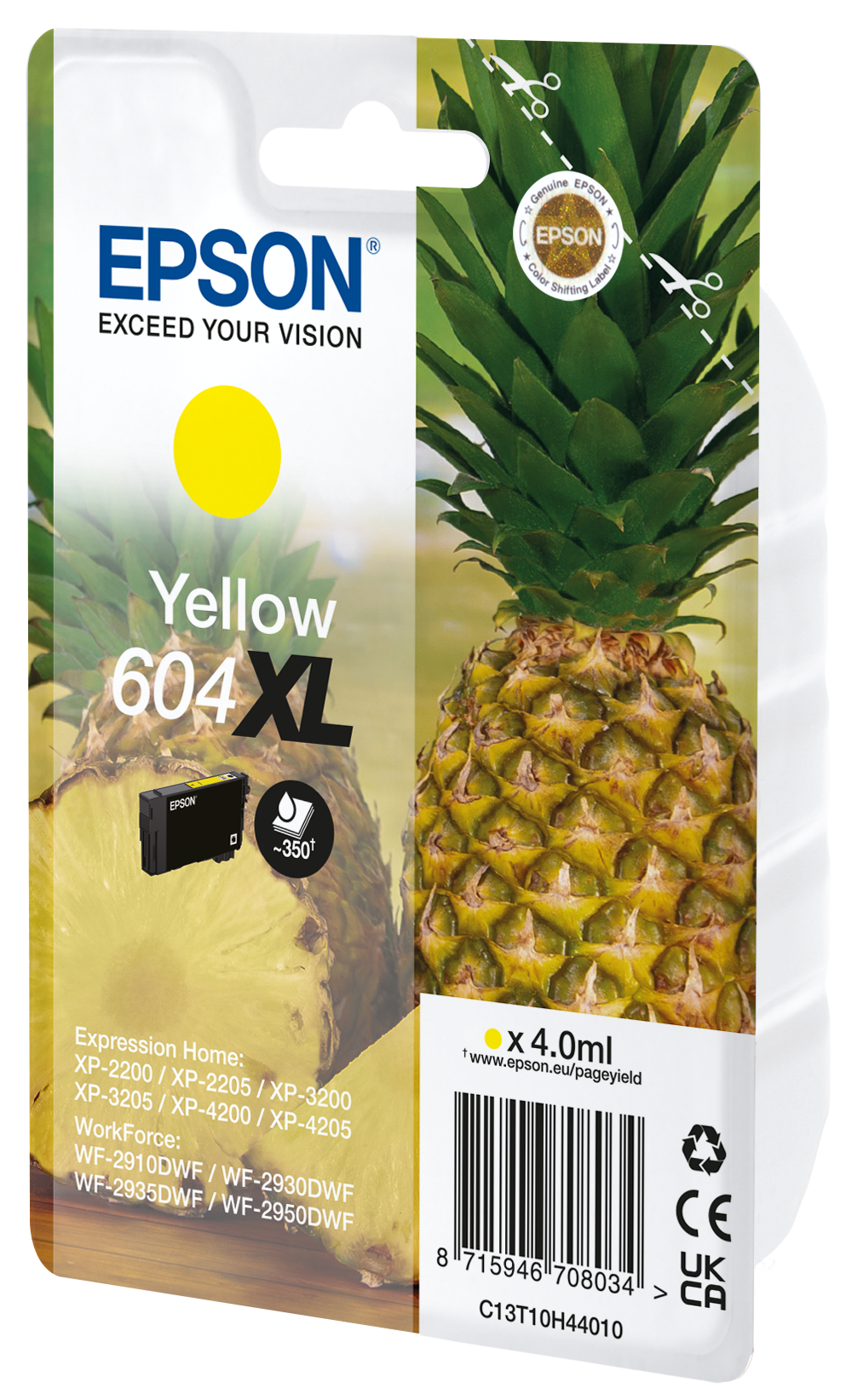 Epson 604XL - Geel - Inktcartridge - C13T10H44020