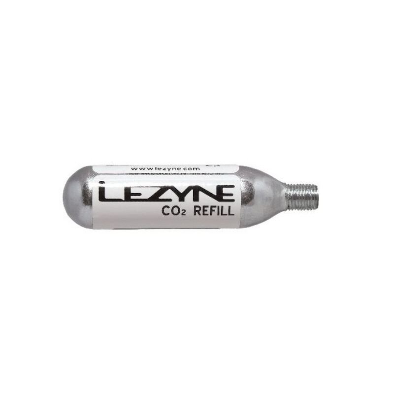 Lezyne 16G Threaded - CO2 Patronen 5x - Zilver