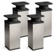 Pieds de meuble réglables, set de 4, en Inox