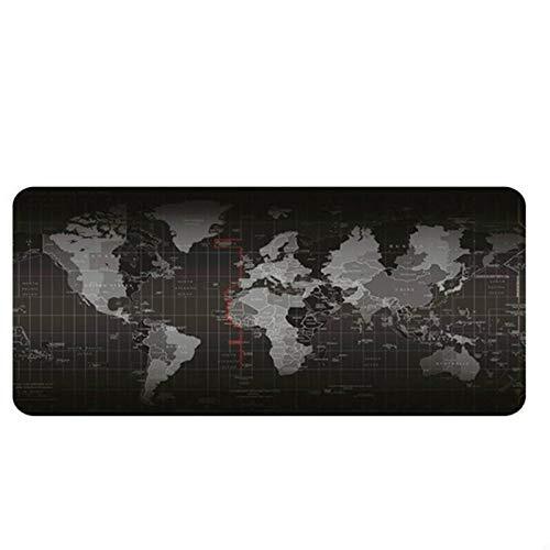 Shot Case Muismat voor PC Asus X toetsenbord kantoor map waterafstotend 40 x 90 cm (zwart)