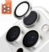 TORRAS LensGuard Geschikt voor Apple iPhone 16 Pro / 16 Pro Max - Camera Lens Protector 9H Tempered Glass - Titanium