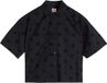 Levis Novelty Harlie Blouse met korte mouwen, cropped, zwart