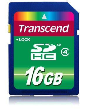 Transcend 16GB SDHC Class 4 - SD geheugenkaart