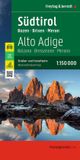 Sudtirol Freytag & Berndt South Tyrol Road and Leisure Map