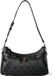 GUESS Yesba Shoulder Bag Coal Logo donkergrijs