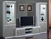 Mobistoxx ROMEO Tv-meubel set marmer/wit met verlichting