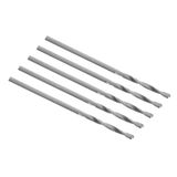 ENT 50010 houtboor Ø 1,0 mm in 5-pack, HSS-G, nuttige lengte 10 mm, totale lengte 34 mm - geslepen premium HSS houtspiraalboor