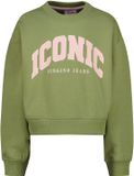 Vingino - Nadien - Meisjes - Sweater - Lange mouw - Katoen - Sage green - Maat 164