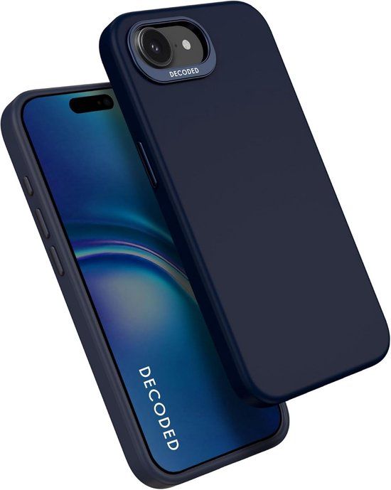 DECODED Siliconen Hoesje voor iPhone 16e - Blauw