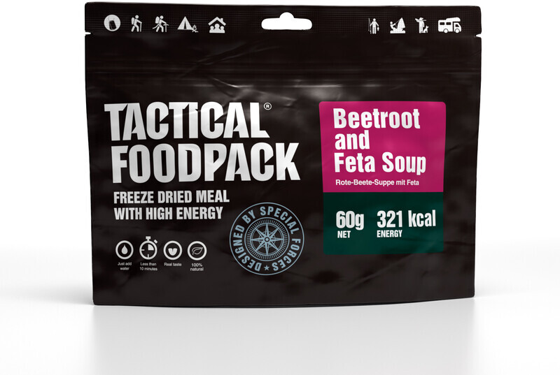 Tactical Foodpack Freeze Dried Meal 60g, Beetroot and Feta Soup