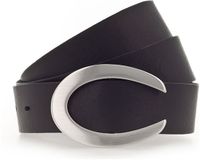 Vanzetti Leren Riem 33mm Leather Belt W80 Black Zwart